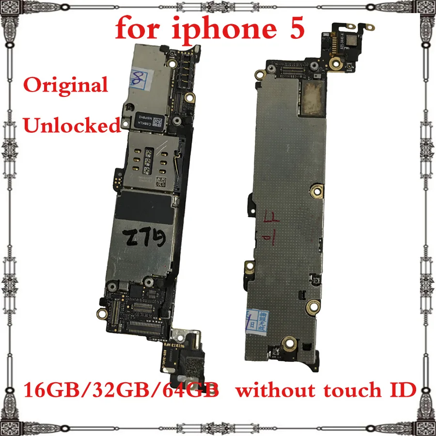 Оригинальная разблокированная материнская плата для iphone 5 Высокое качество без