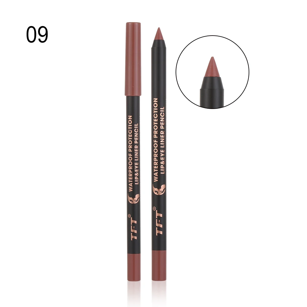 9 2Pcs Fashion Women Long-lasting Eye Liner Pencil Pigment White Color Waterproof Eyeliner Pen Eye Cosmetics Makeup Tools - Цвет: 9