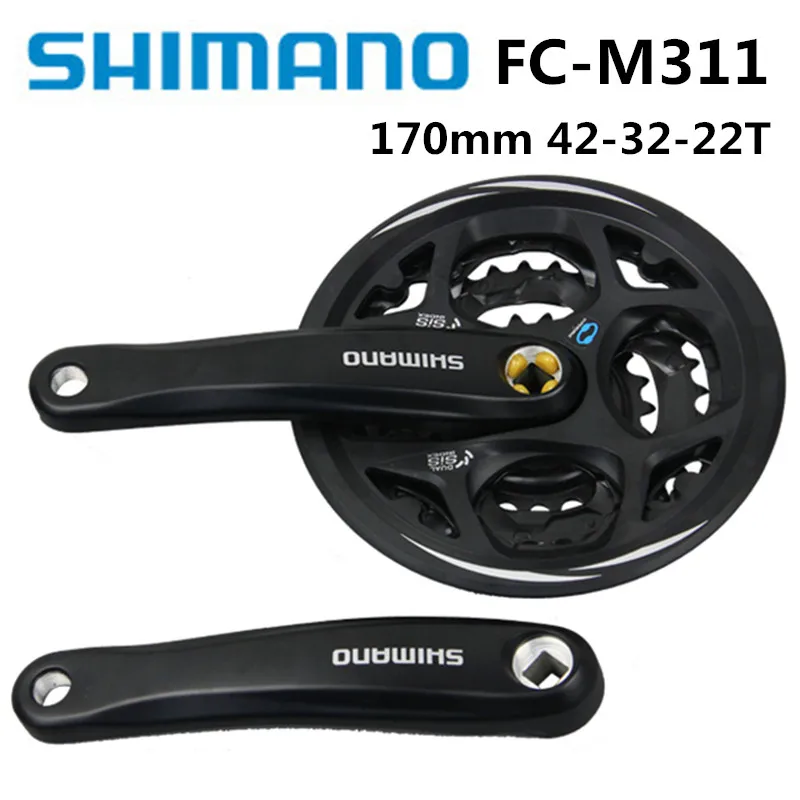 Shimano FC M311 велосипедный шатун и chainwheelshimano 24S Mount подходит для детей в возрасте от 6/7/8