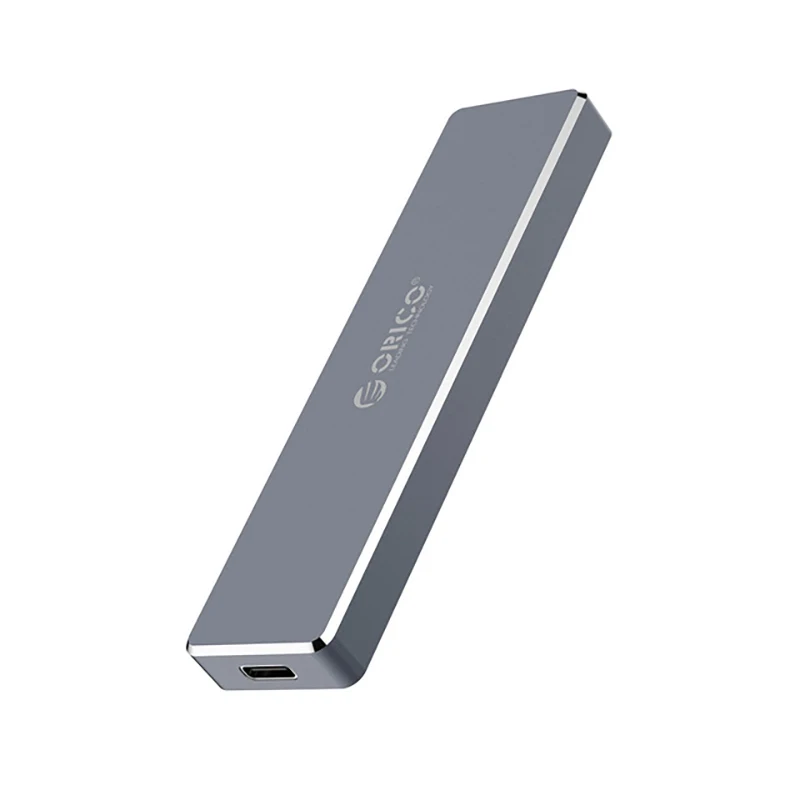Grey ORICO 1,8 дюймов Mini M.2 USB3.1 SSD корпус type-C Gen2 10 Гбит/с M-Key поддержка UASP протокол SSD корпус для жесткого диска внешний - Цвет: Grey