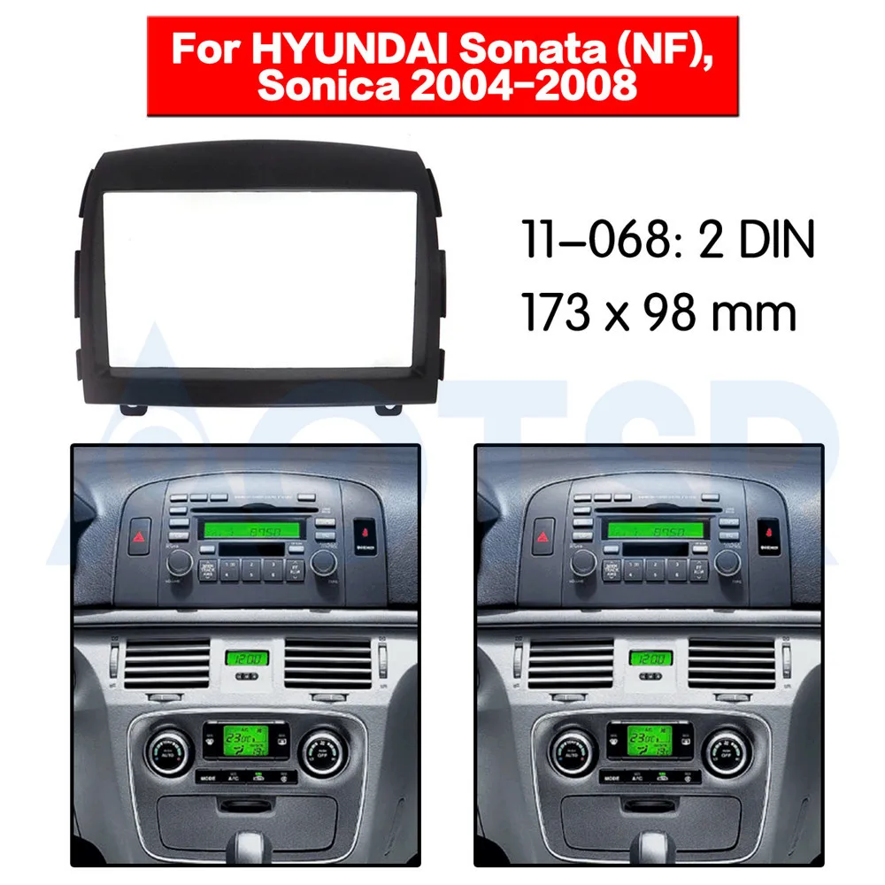 2 din радиоприемник для HYUNDAI Sonata (NF) Sonica 2004 2008 устанавливаемая панель стерео аудио