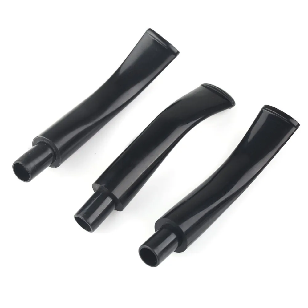 Новый 3 x Эбонит вулканизаты мундштук стволовых для табака курительная труба GZ04|for