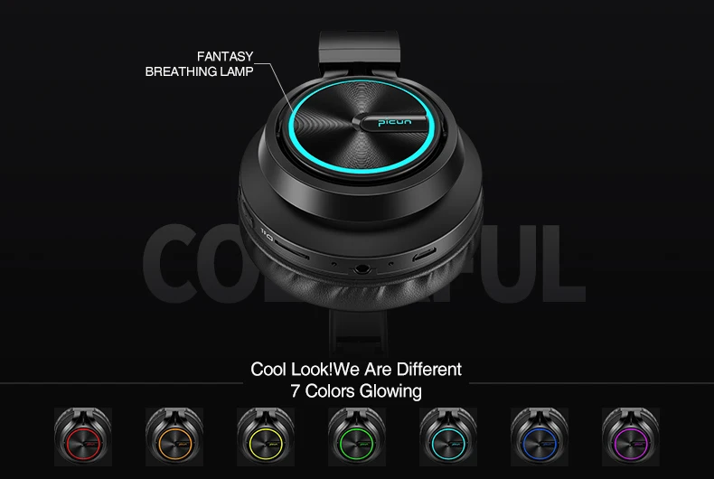 B6 беспроводные наушники Bluetooth 4 1 Наушники 12 H время игры Стерео светящиеся с