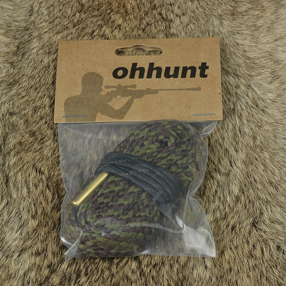 Ohhunt охота пистолет Boresnake очистки. 44/. 45 Cal GA Калибр Boresnake ствол дробовика Бронзовый очиститель комплект