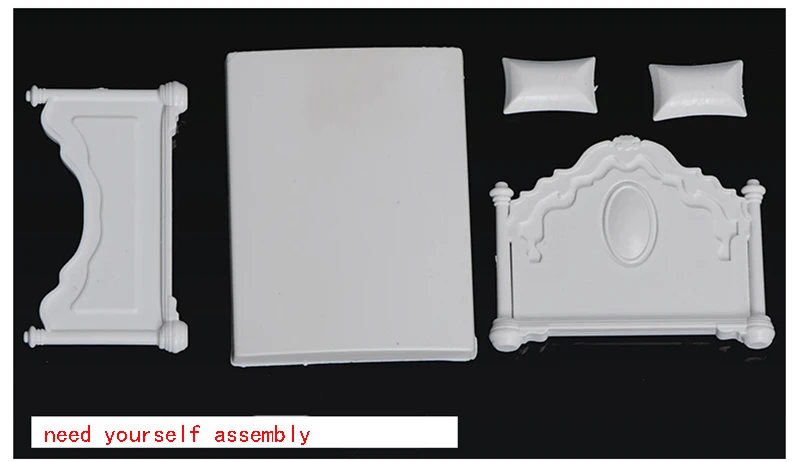 3pcs 1:20 model bed/scene furniture DIY sand tablemodel material technology parts/DIY toy accessories | Игрушки и хобби
