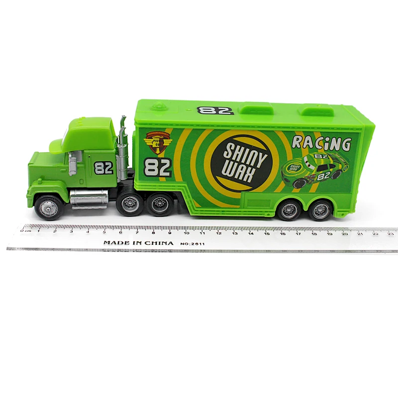 

Disney Pixar Cars Cartoon Car Toys No.82 Mack Truck 1:55 Diecast Metal Alloy Modle Figures Toys Gifts For Kids