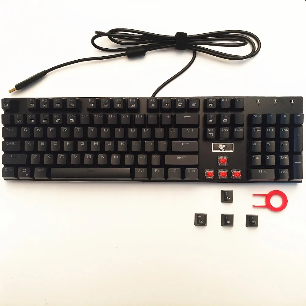 Z 88 Механическая игровая клавиатура красные переключатели RGB с подсветкой