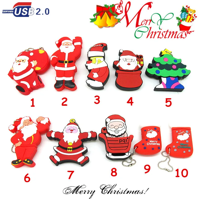 

all kinds of funny Santa Claus/Christmas sock usb flash drive disk memory stick pendrive Pen drive super gift 4GB 8GB 16GB 32GB