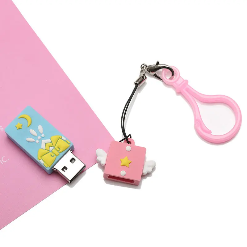 Высокоскоростной милый USB флеш накопитель в стиле Аниме Сакура| |