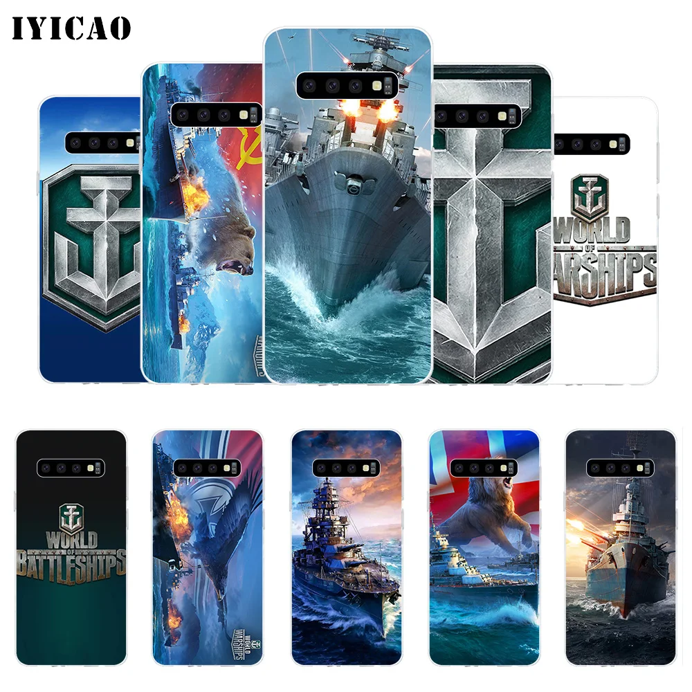 IYICAO World Of Warships Мягкий силиконовый чехол для телефона Samsung Galaxy S10e S10 S9 S8 Plus S7 Edge из
