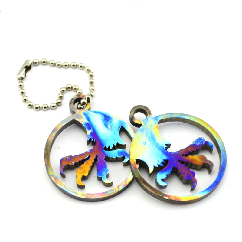 Титановые аксессуары для аксессуаров из Паракорда зонт веревка нож-кулон бусины