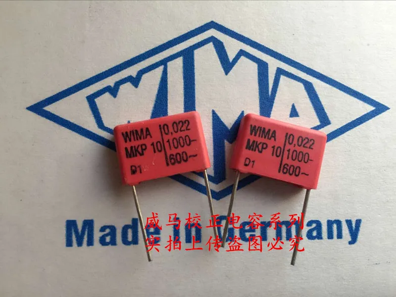 hot sale 10pcs/20pcs German capacitor WIMA MKP10 1000V 0.022UF 1000V 223 22nf P: 15mm Audio capacitor free shipping