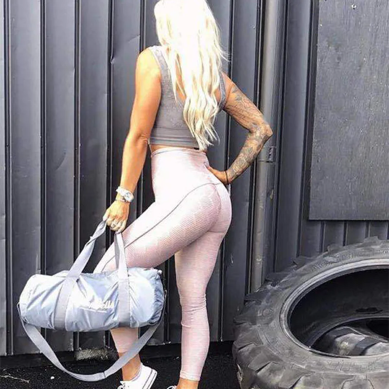 Женские Леггинсы пуш ап для фитнеса сексуальная летняя спортивная одежда бега