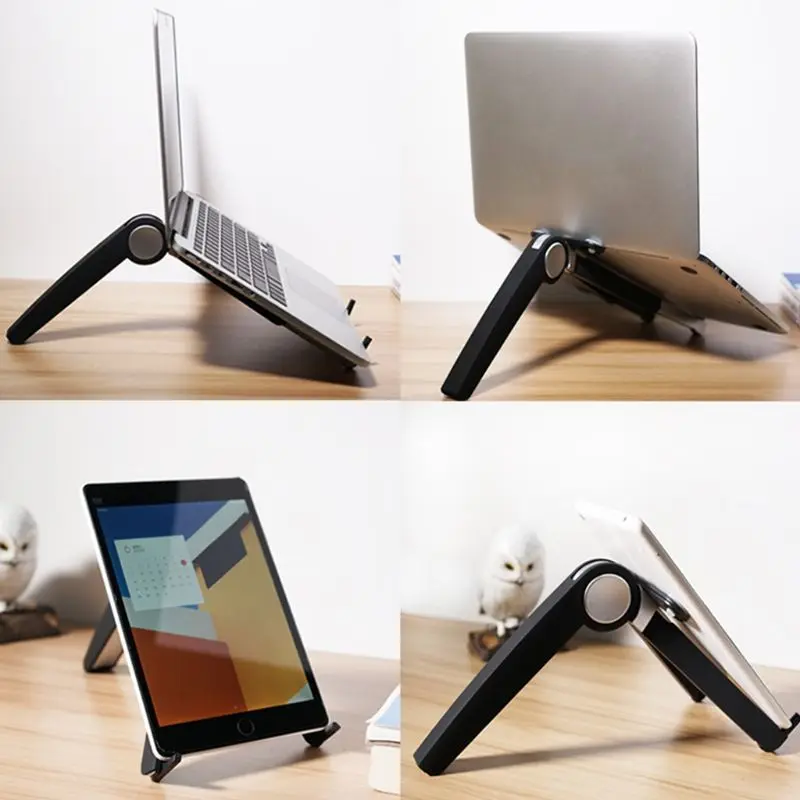 Laptop Holder PC Stand Desktop Bracket Stretchable Legs 11&quot-16&quot Computer Notebook Ergonomic Mount Foldable Portable Home Office |