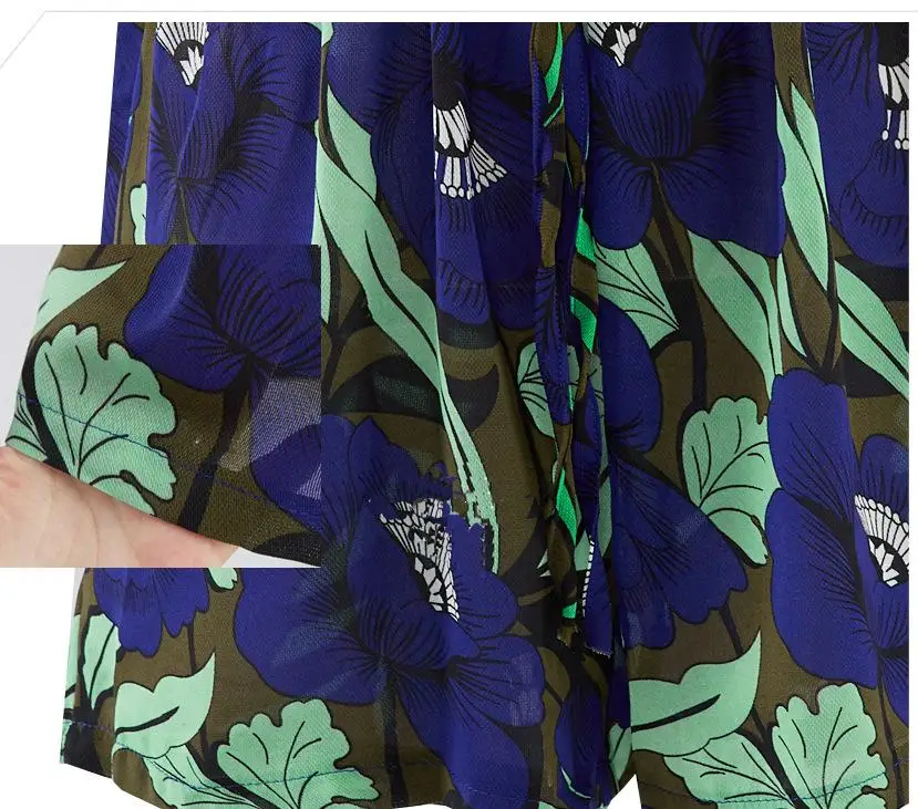 Летние комбинезоны размера плюс женские с v образным вырезом Модные шифоновые