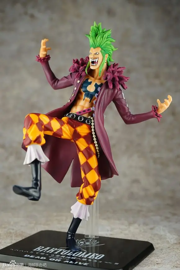 Новая горячая распродажа ZERO ONE PIECE Бартоломео барьер Луффи болельщиков 20 см ПВХ