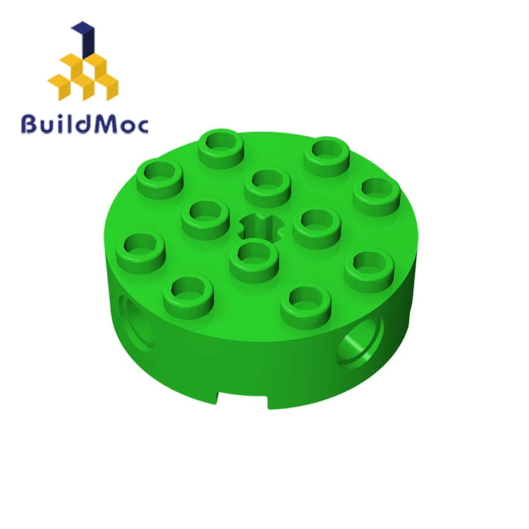 BuildMOC Собирает Частицы 6222 4x4 для строительных блоков детали сделай сам
