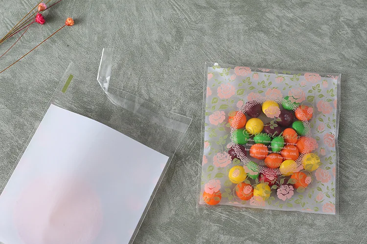 Целлофановые пакеты для печенья 500 шт. свадебного пластиковые конфетные ОПП с