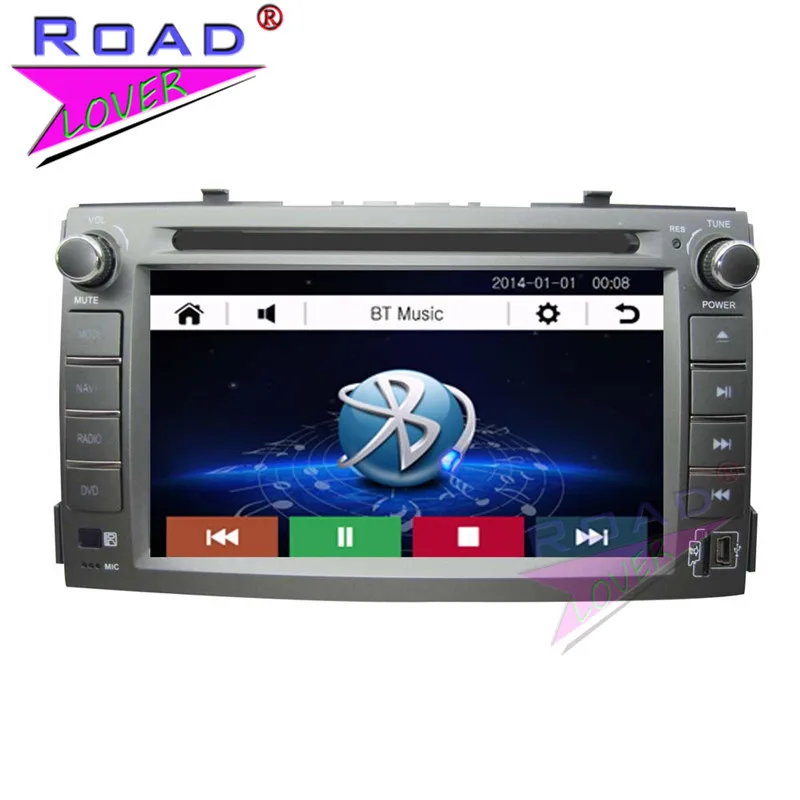 Автомобильный медиацентр TOPNAVI Wince 6 0 дюйма двойной Din 2 dvd плеер Авторадио для KIA Soul