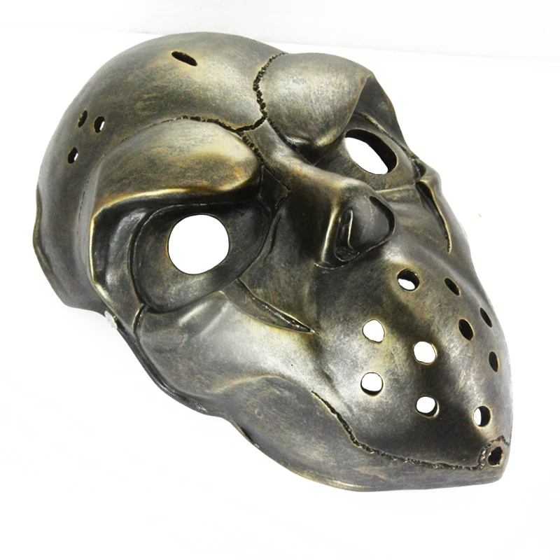 Маска для хоккея Slapshot Корейская маска танца онлайн реквизит украшения вечеринки смоляная золотого цвета|resin