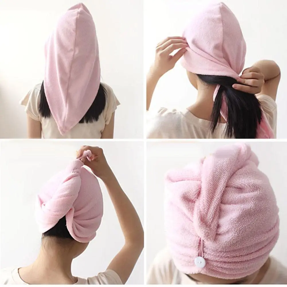 Популярная Шапка тюрбан из микрофибры волшебное впитывающее полотенце