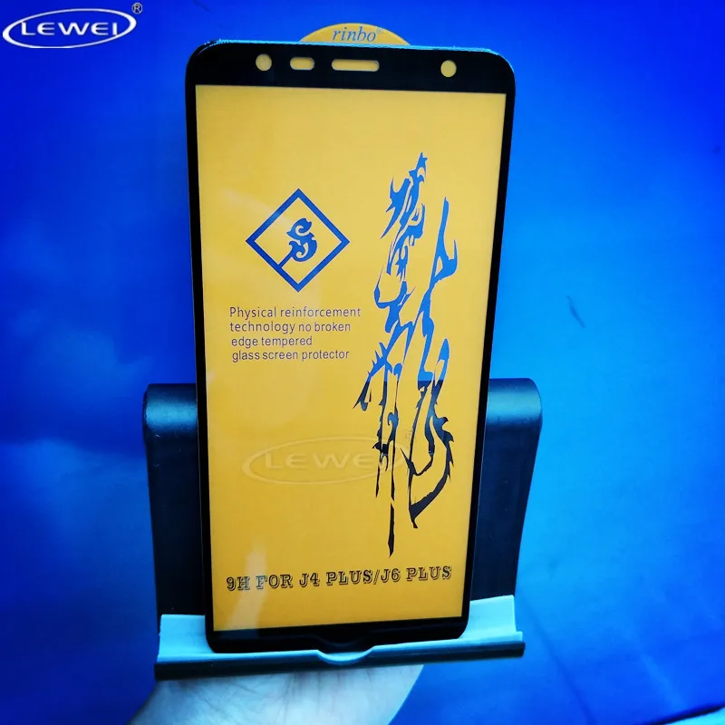 6D полный изогнутые закаленное Стекло для samsung Galaxy J8 J7 Max J4 J6 плюс Экран протектор для samsung A8 A6 плюс A9 защитная пленка