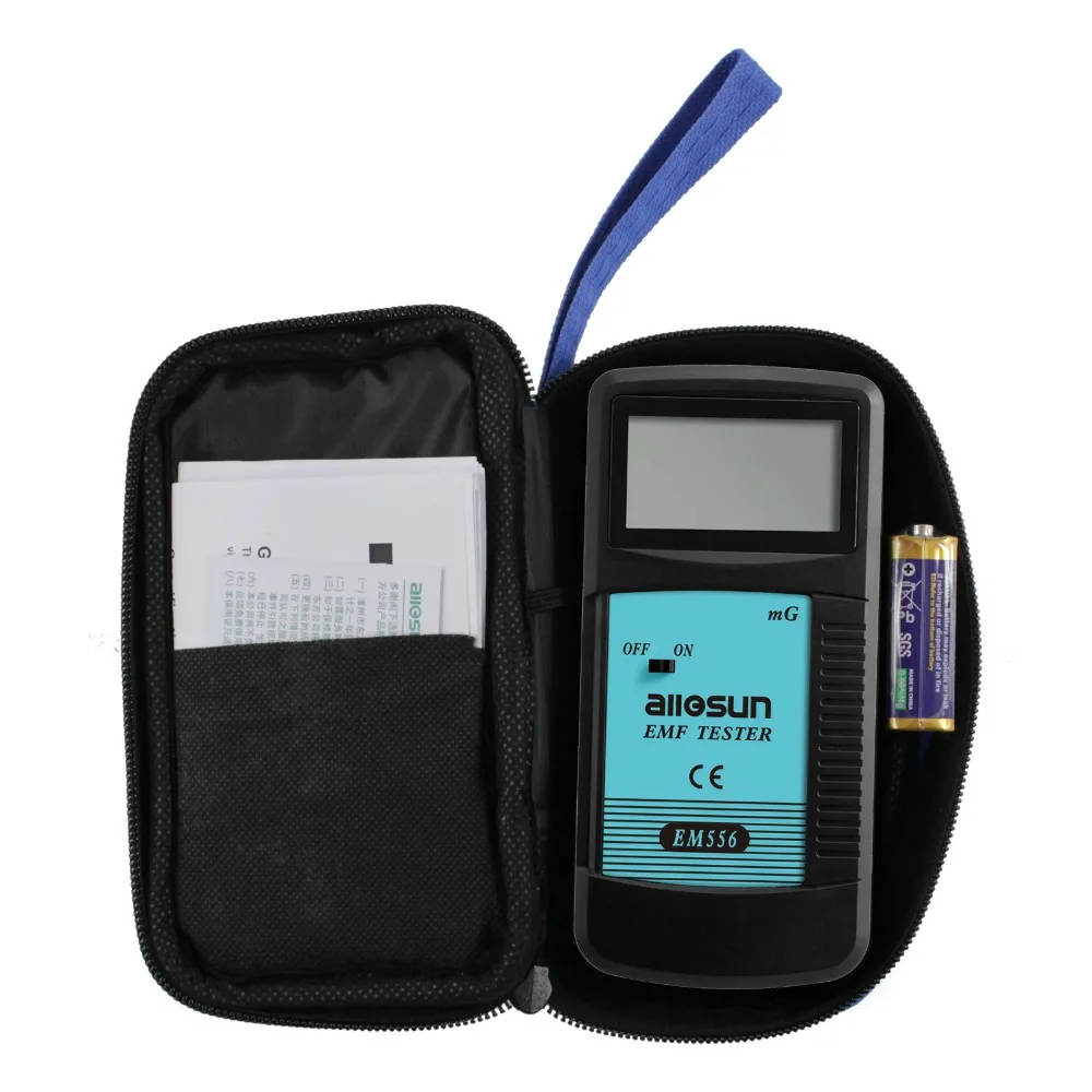 All sun EM556 Высокочувствительный EMF тестовый er 0 1 199 9 мг 30 Гц 400 тест на значение