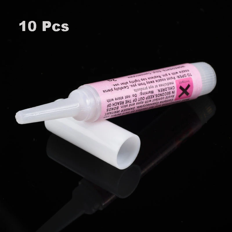 10 шт. красивый клей для ногтей накладные декоративные Типсы акриловый аксессуары