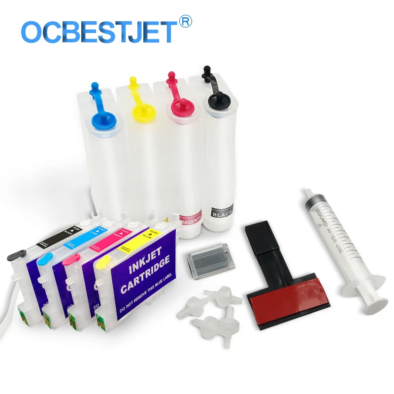 T0551 T0554 Система непрерывной подачи чернил для картриджа Epson Stylus Photo R240 R245 RX420 RX425 RX520