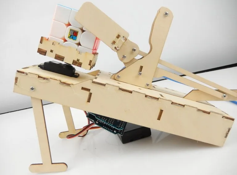 Трещинный робот-Кубик Рубика Arduino | Игрушки и хобби