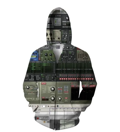 Новое поступление фруктовый петли Crewneck Ableton Live молнии худи zup Pro инструменты 3D печатных Повседневное Tumblr пуловер Толстовка Для женщин Для мужчин