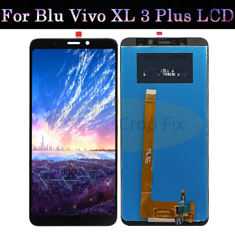 original For Blu Vivo XL3 lcd XL 3 V0250WW LCD Display With Touch Screen Digiziter Glass Sensor Assembly for blu vivo Xl3 PLUS | Мобильные