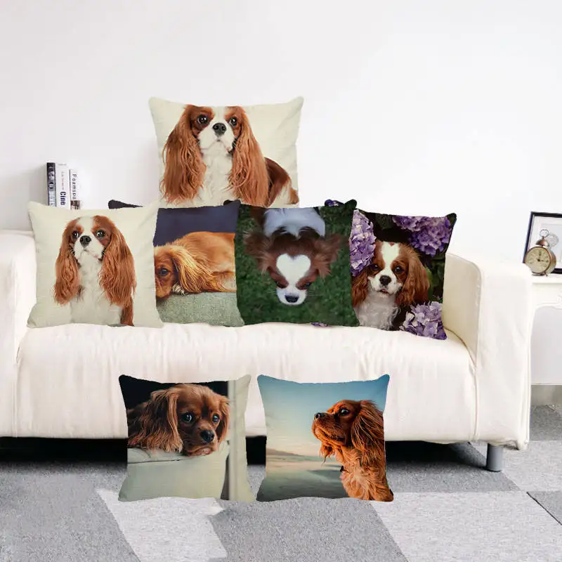 XUNYU милый чехол для дивана диванной подушки льняной с рисунком украшения дома