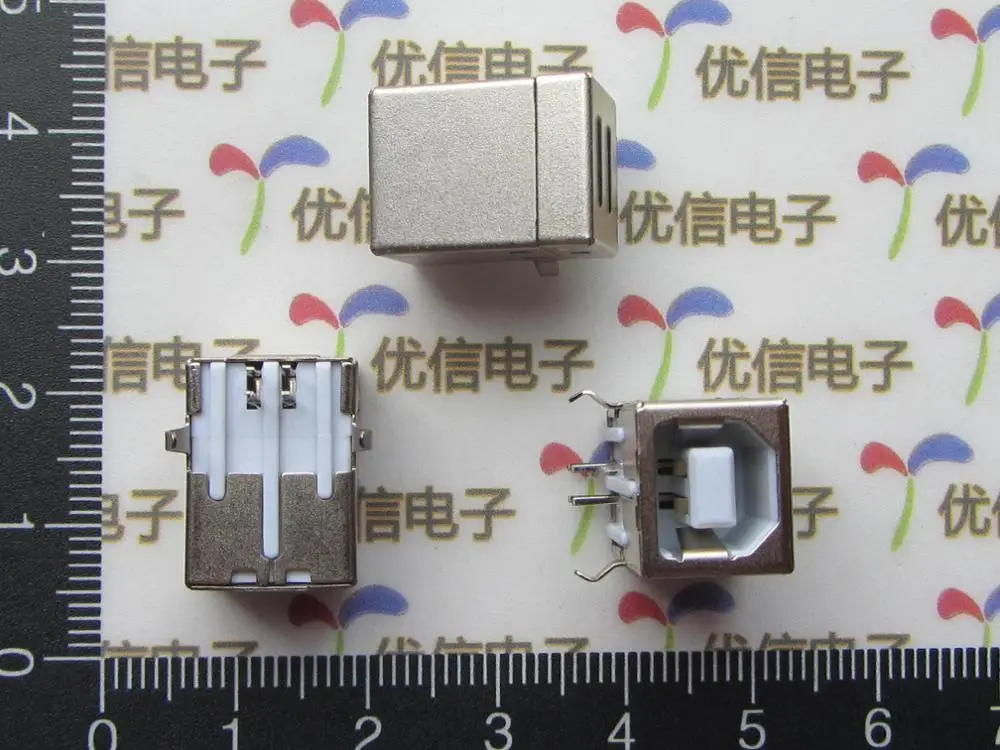 Бесплатная доставка 100 шт./лот квадратная USB розетка с изгибом на 90 градусов