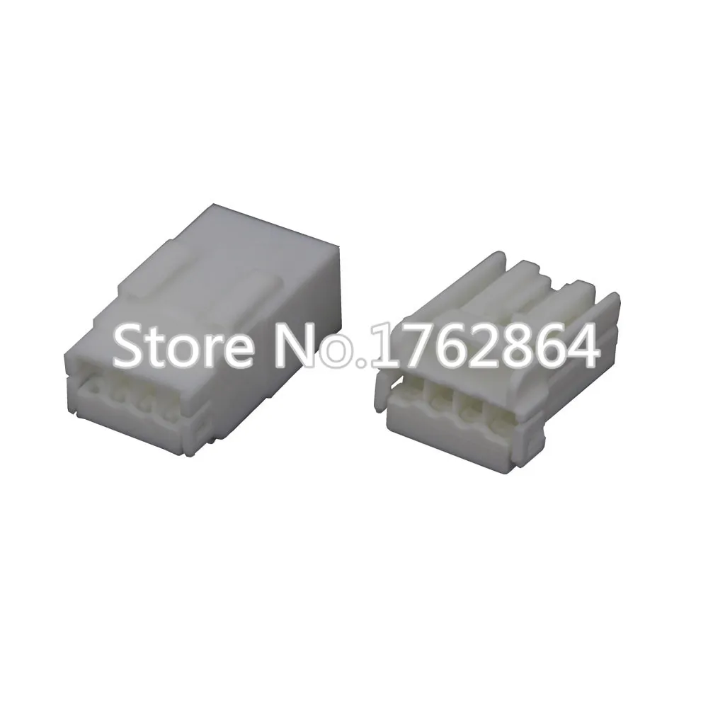

4 Pin Cable Automotive Connector Plug White Plastic Connectors Terminal DJ7044Y-1.8-11/21 4P