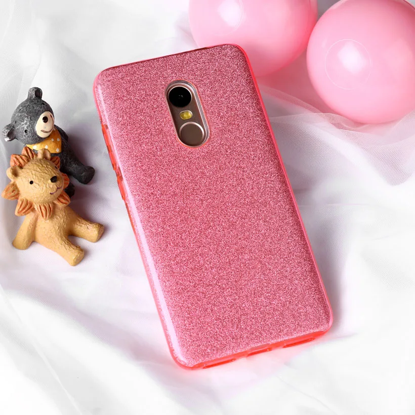Rose Akabeila чехол для спортивной камеры Xiao mi Red mi 5 Plus чехол s блестящий чехол для Xiaomi Redmi Примечание 5A Prime Note 4 Pro 4X mi 6 mi A1 mi 5x чехлы - Цвет: Rose