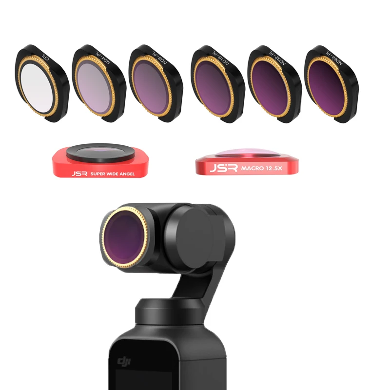 Sunnylife OSMO карманный фильтр для камеры CPL/MCUV/ND 4 8 16 32 64 ND-PL набор фильтров для DJI Osmo Карманный карданный Объектив Аксессуары