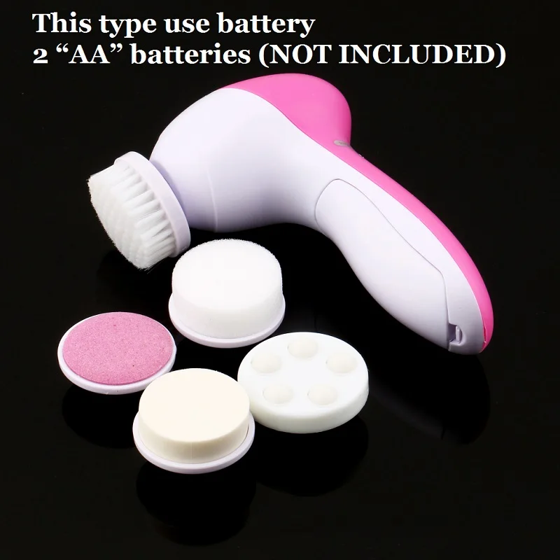 use battery Многофункциональные электрические очищающие Инструменты для лица бытовые USB перезаряжаемые очищающие щетки для лица машинное средство для ухода за кожей - Цвет: use battery