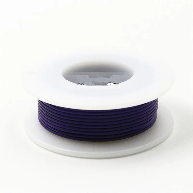 PURPLE 18 20 22 24 26 28AWG UL1007 провод электронный кабель многожильный луженый медный провод DIY UL сертификация - Цвет: PURPLE