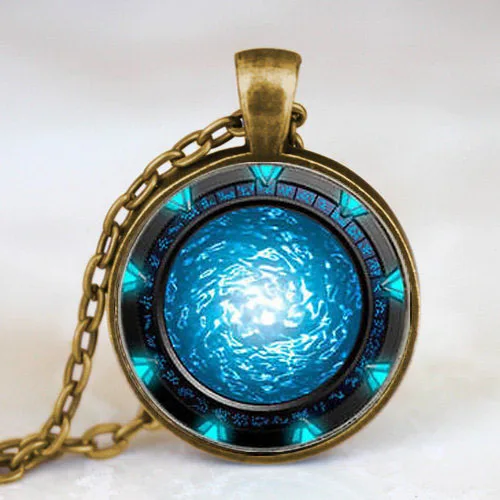 Ожерелье с подвеской в стиле стимпанк драмы Stargate портала Atlantis Рождественская