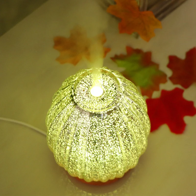 3D светодиодный Ночной светильник увлажнитель воздуха стеклянная ваза арома