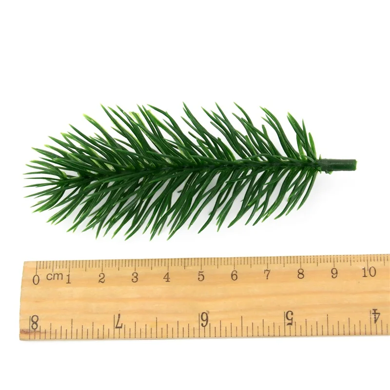 Искусственные пластиковые зеленые ветви сосны 30 шт. украшения для свадьбы