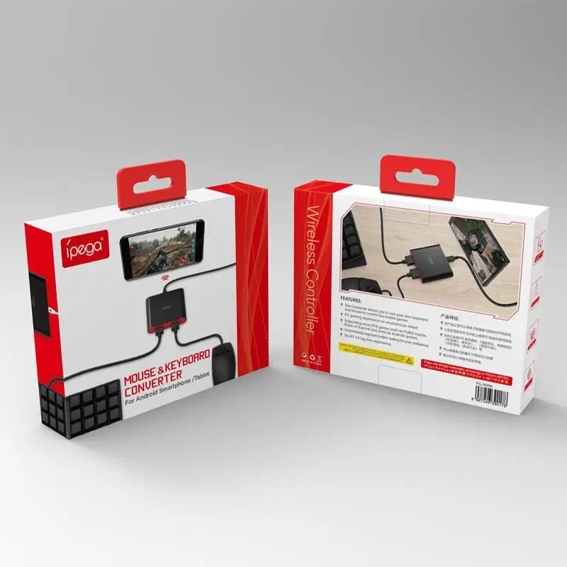 Kuulee Bluetooth-compatible Keyboard-Mouse Converter for Smartphone/Tablet Controller Xiaomi Samsung Mobile | Электроника