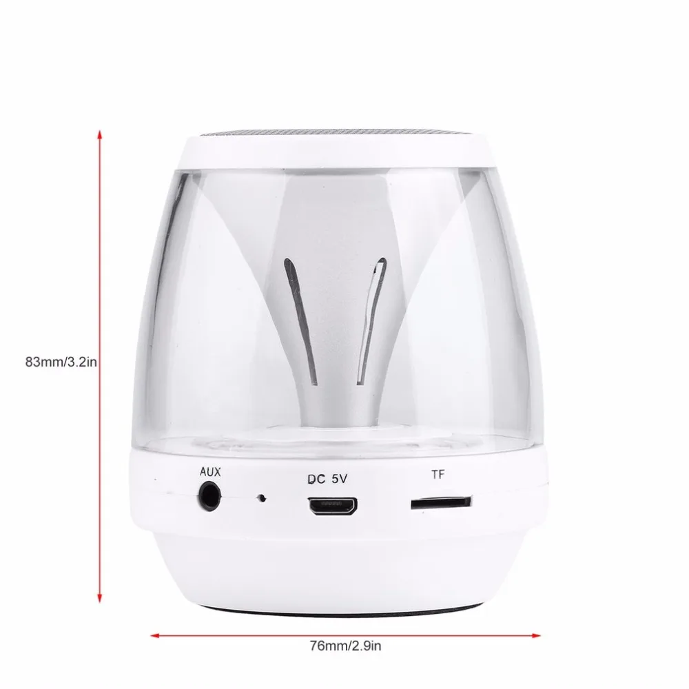 Портативный СВЕТОДИОДНЫЙ беспроводной Bluetooth колонки с функцией чтения TF USB FM Bluetooth стерео музыка для мобильного телефона
