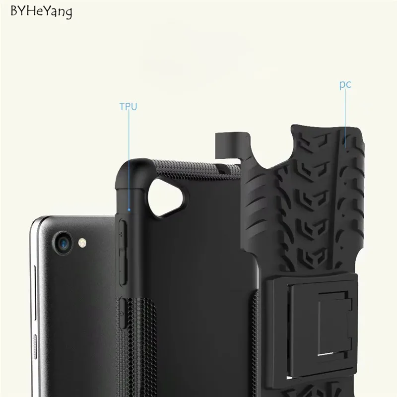 For Alcatel A5 LED Case 5.2inch Heavy Rugged TPU+PC Armor Shockproof Kick Stand Cover for OT5085 5085Y 5085D |