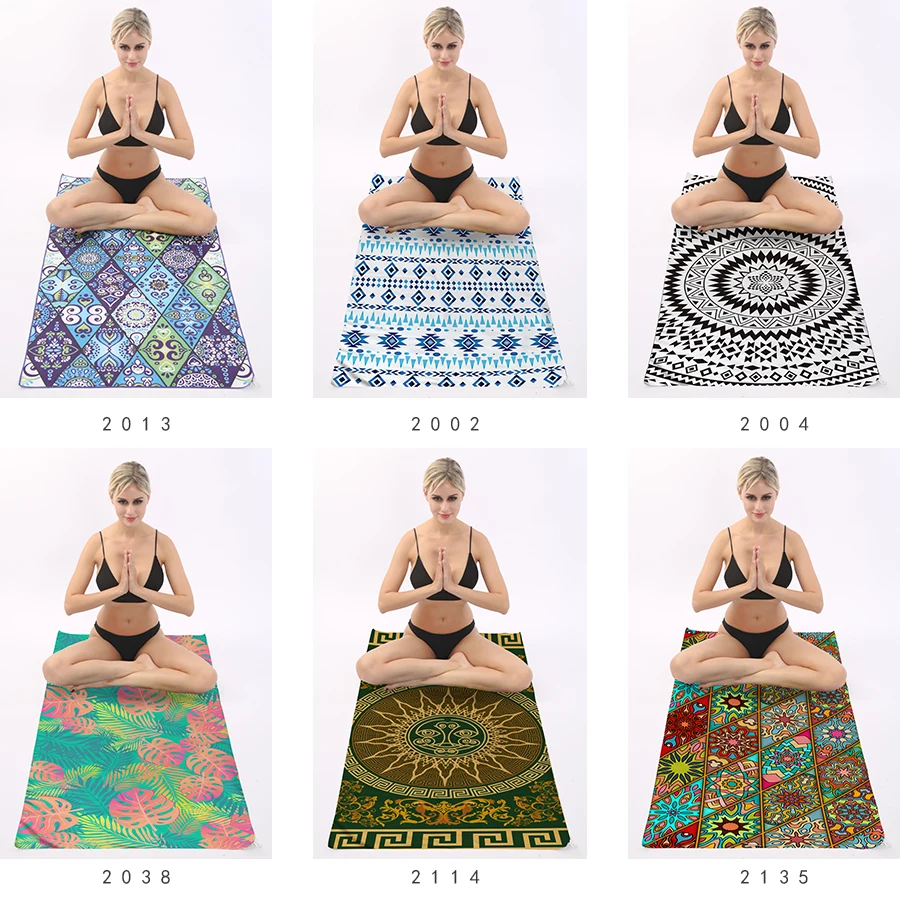 GNORRIS принтованное из микрофибры прямоугольные полотенца быстросохнущее