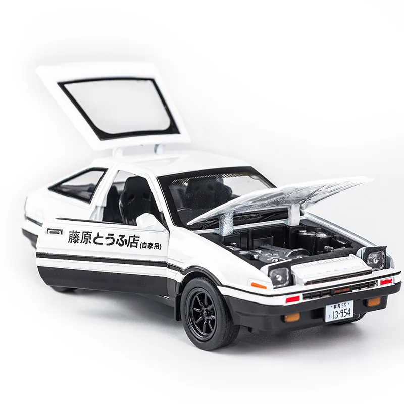 Модель литая автомобиля KIDAMI 1/28 Initial D AE86 украшение открытой двери фотоальбом для