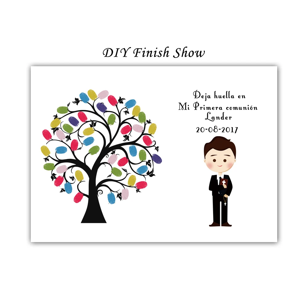 Мой первый знак Причастия книга свадебное платье девушки Сделай Сам Mi Primera Comunion