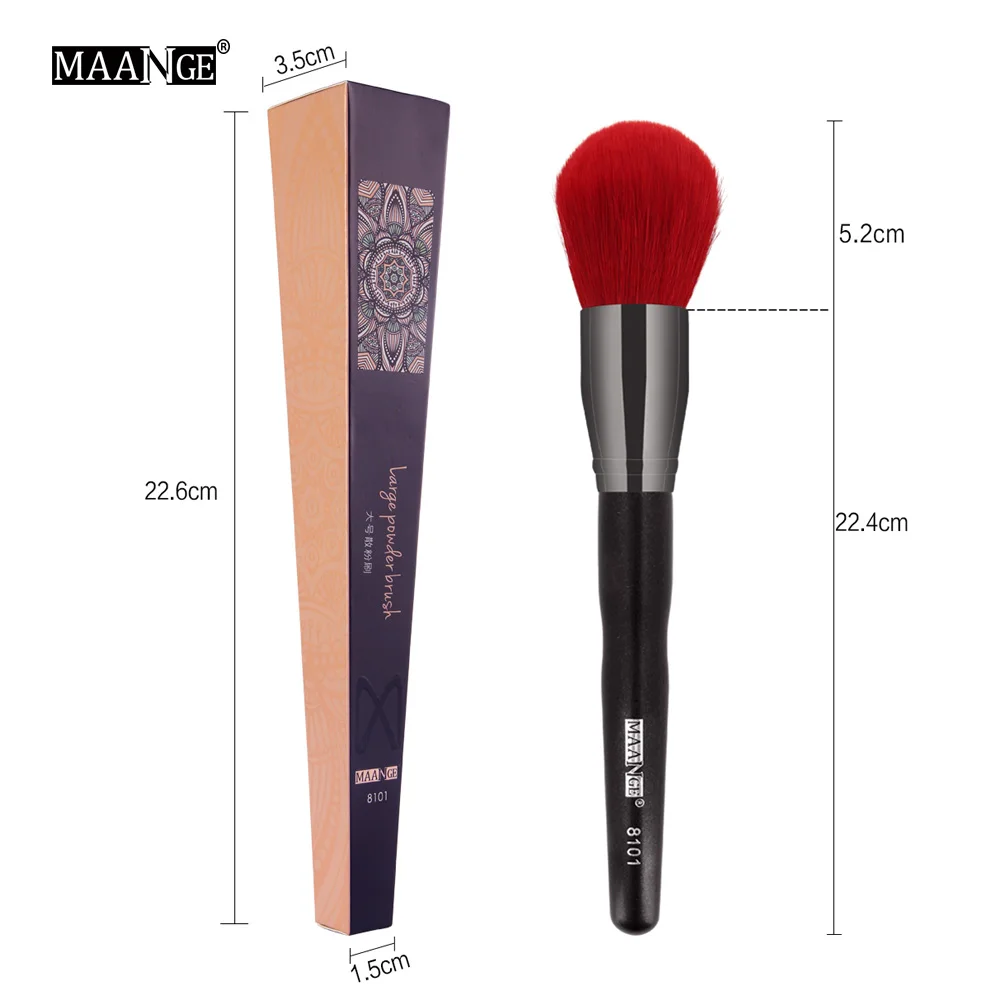 MAANGE 1 шт. Высококачественная большая свободная кисть для пудры профессиональная