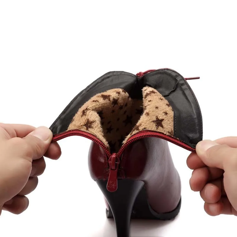 ENMAYLA/ботильоны для женщин на тонком каблуке со шнуровкой обувь с острым носком